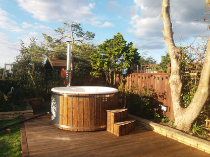 Deluxe Wood Fired Hot Tub Spa