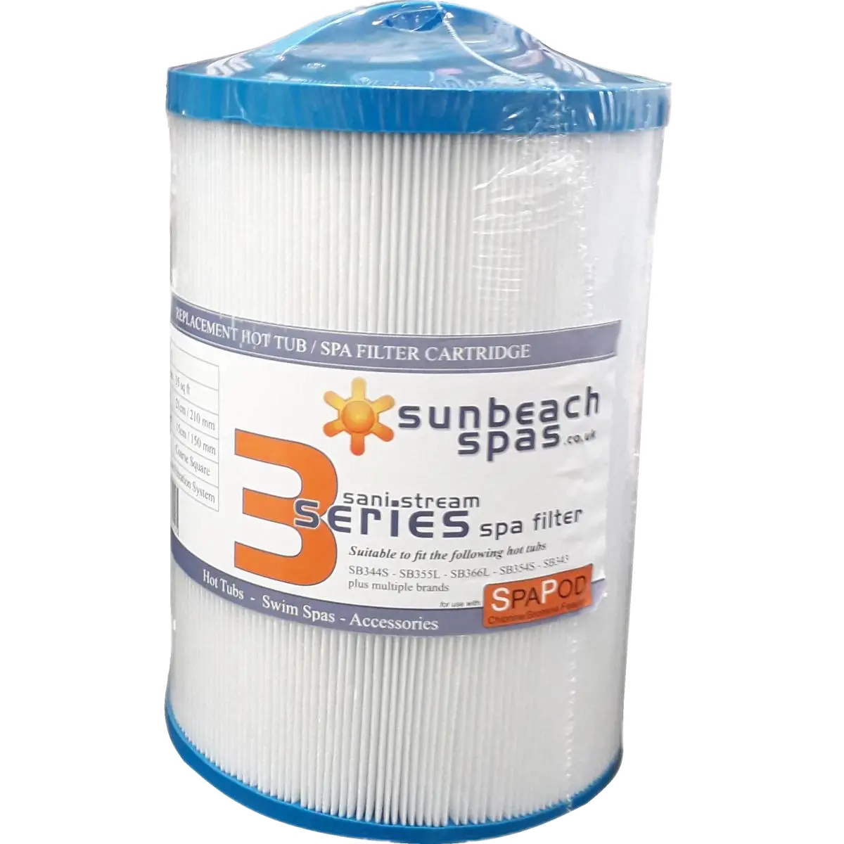 Sunbeach Spas Series 3 SpaPod Filter